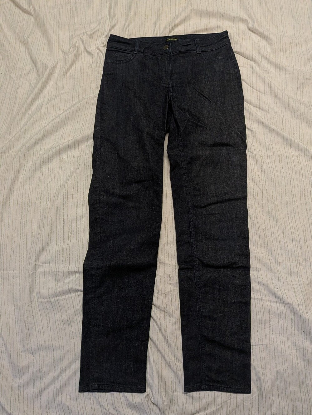 Longchamp Women's Jeans, Midnight Blue, Size 6 US 38 French